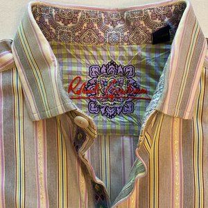 Robert Graham Men's Buttondown Flip Sleeve